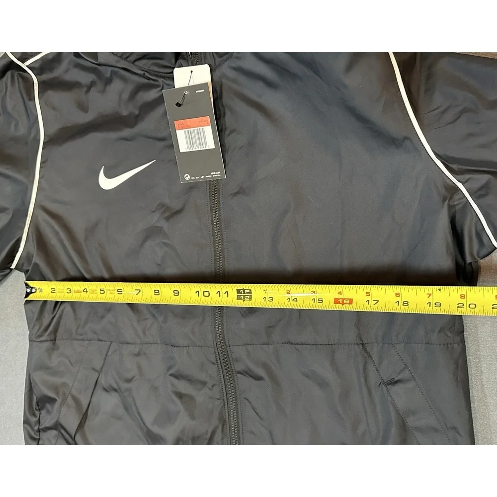 NEW Nike Rain Jacket Mens Repel Park20 Lightweight Black Size L NWT